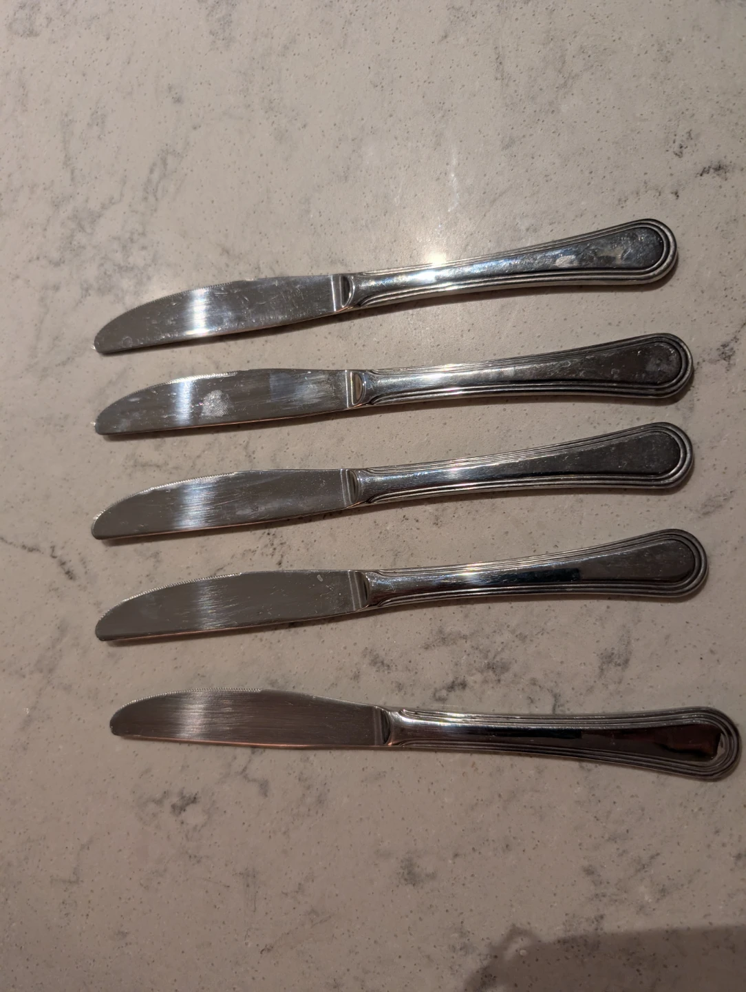 Set of 5 Stainless Steel Butter Knives - photo 2