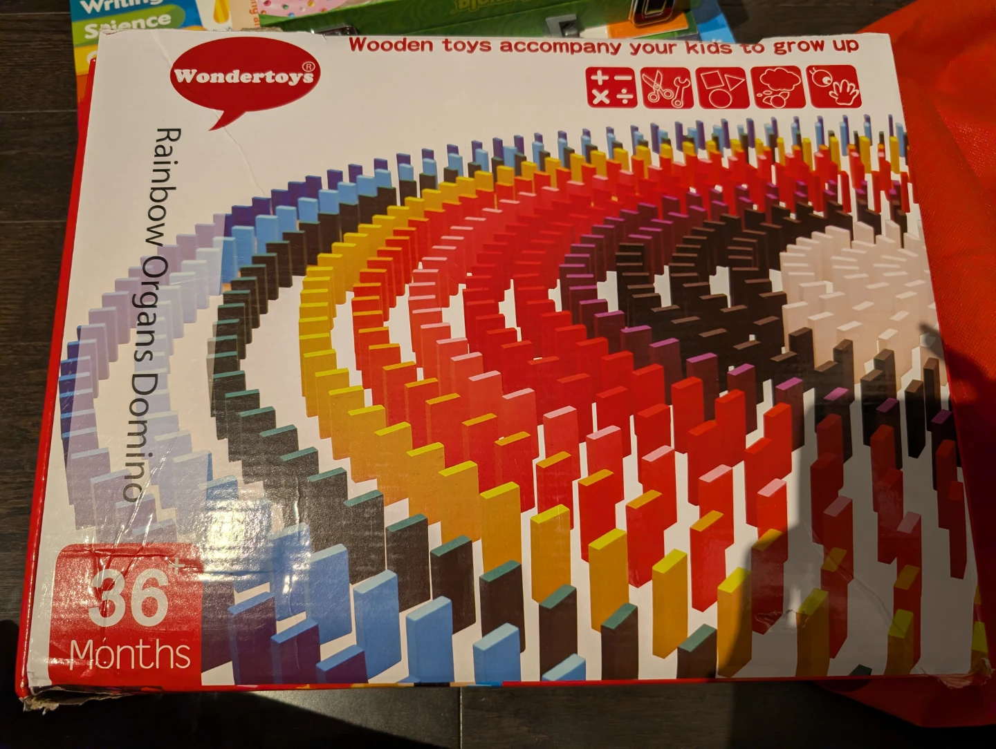 Wondertoys Rainbow Organs Domino Game