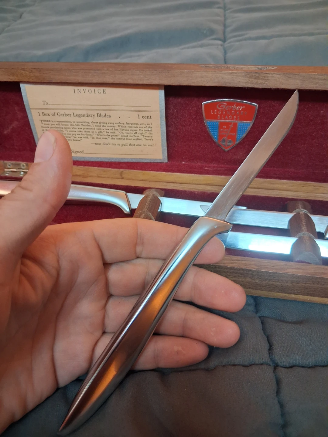 Gerber Legendary Blades Set in Wooden Box - photo 3