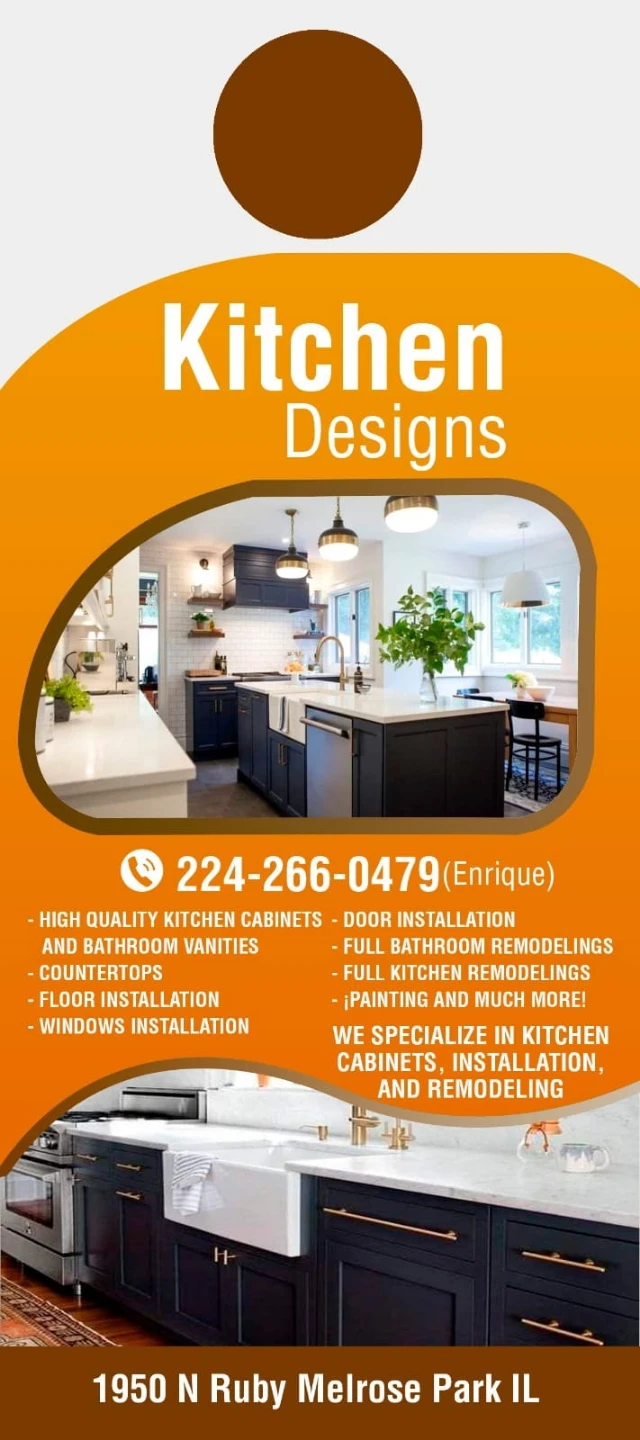Dark Navy Kitchen Cabinets with White Countertops - photo 2