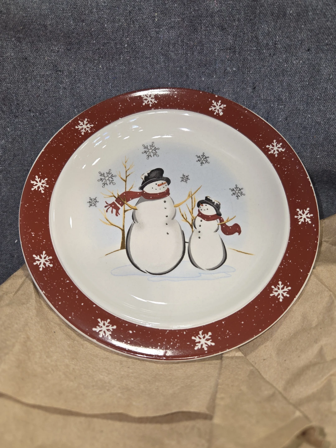 Royal Seasons Snowman Plates (Set of 4)