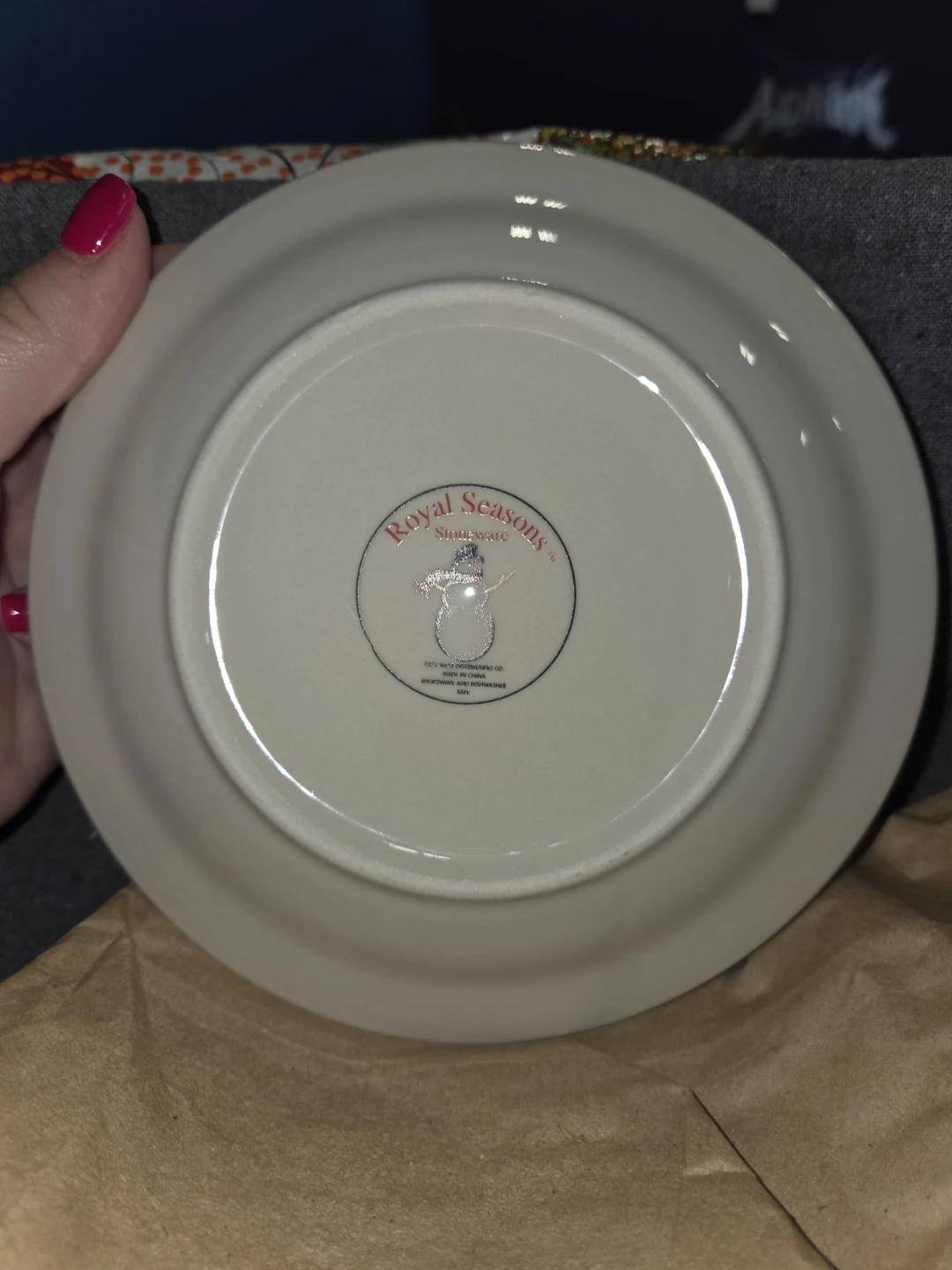 Royal Seasons Snowman Plates (Set of 4) - photo 2