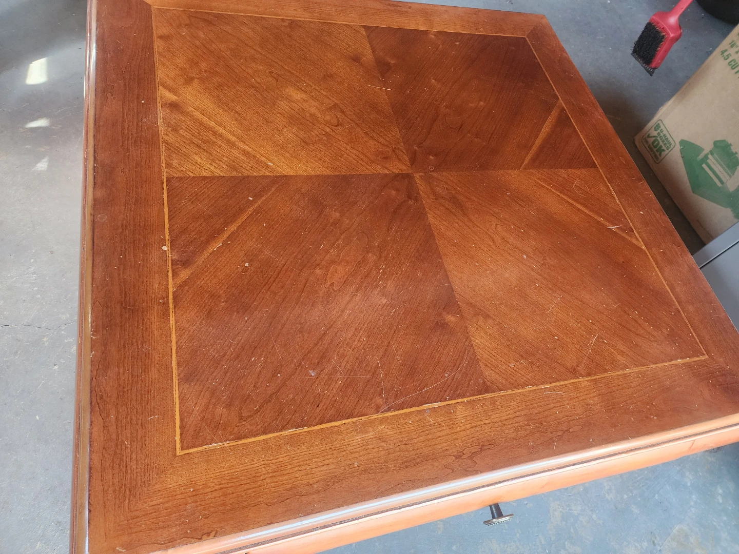Wooden Coffee Table with Drawer - photo 2