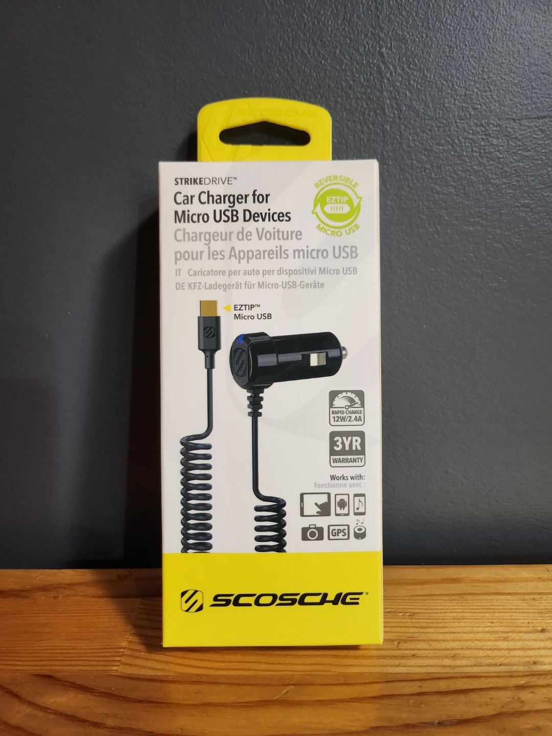 Scosche StrikeDrive Car Charger for Micro USB Devices