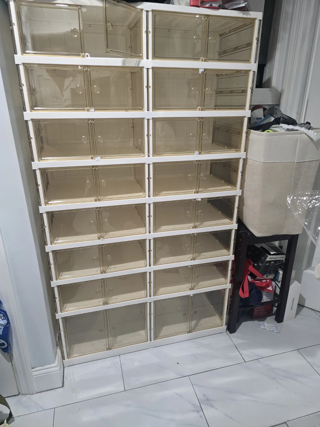 Stackable Shoe Storage Boxes - photo 2