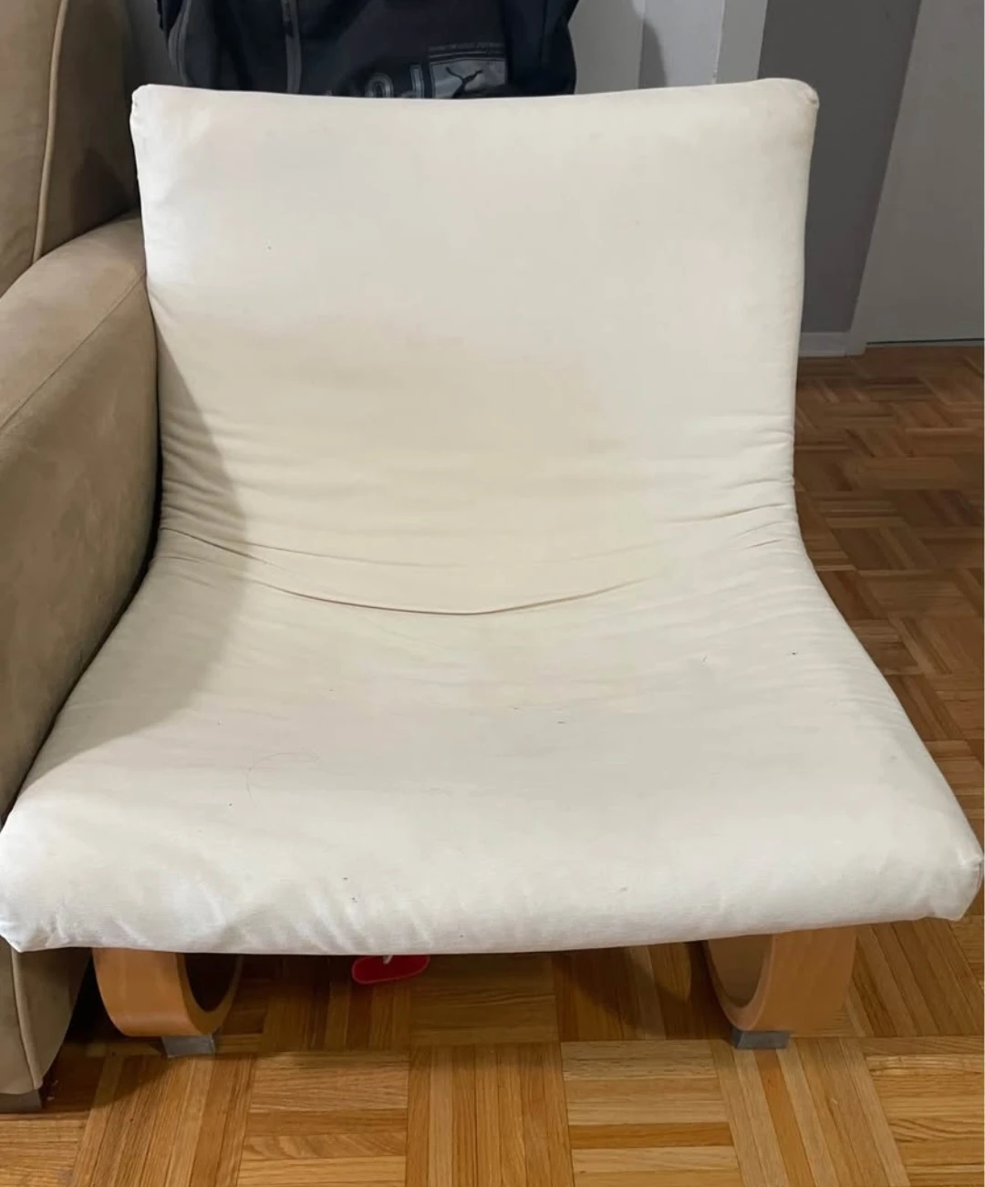 Cream Accent Chair - photo 2
