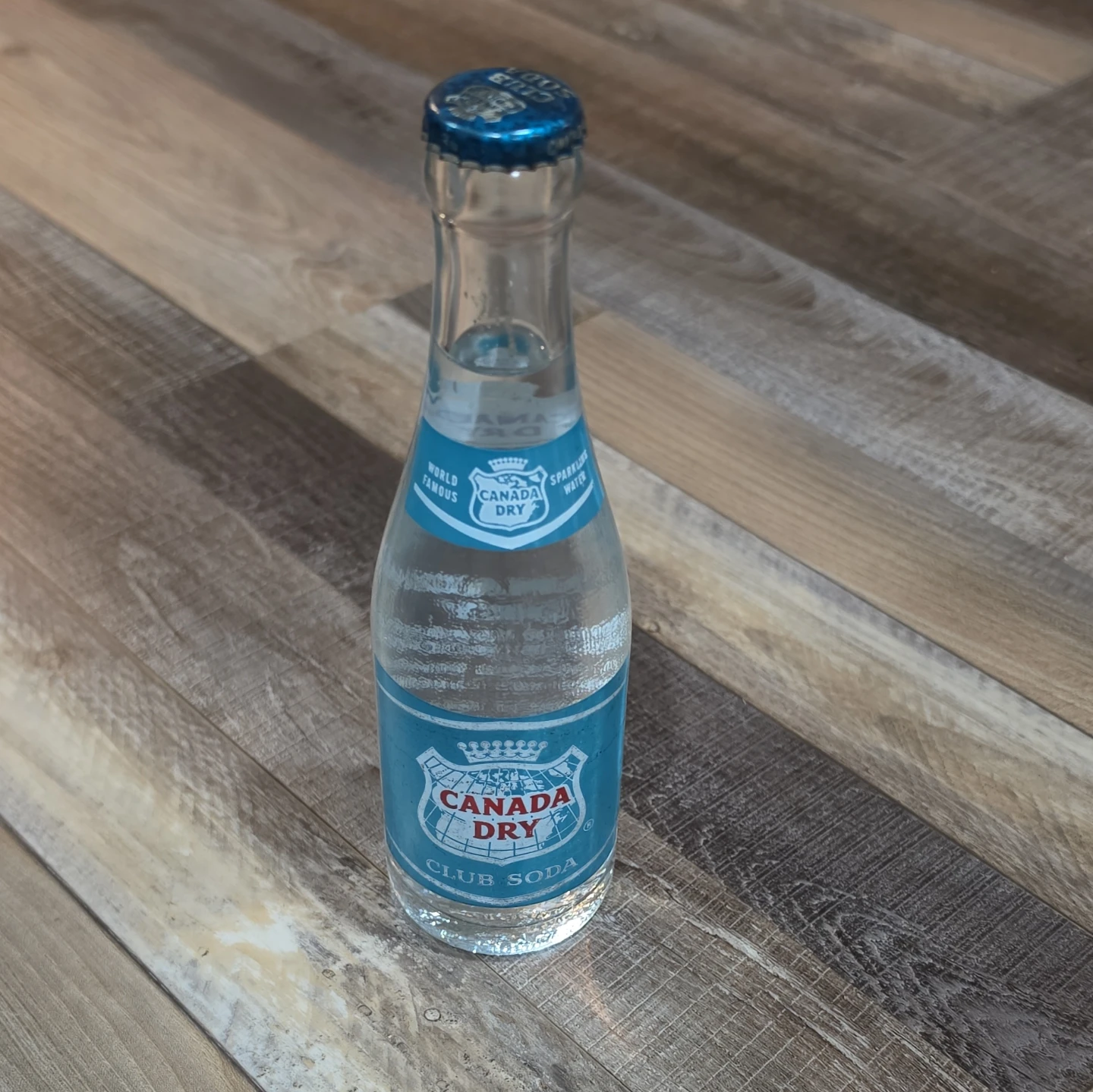 Vintage Unopened Canada Dry Club Soda Bottle