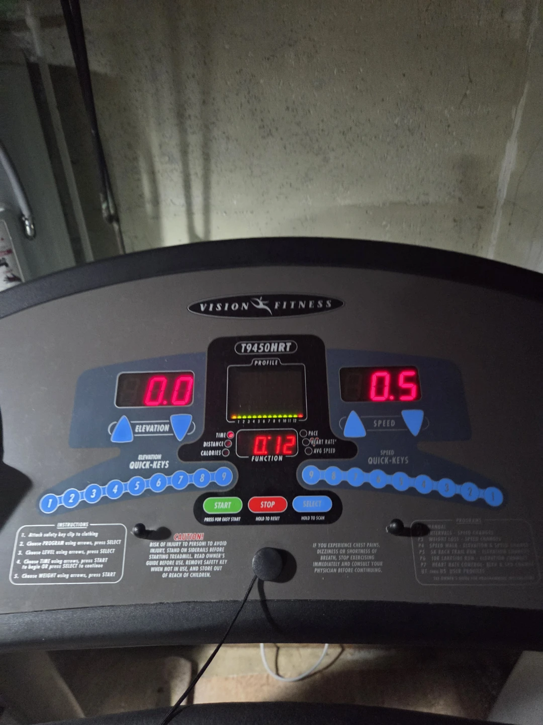 Vision Fitness T9450HRT Treadmill - photo 3