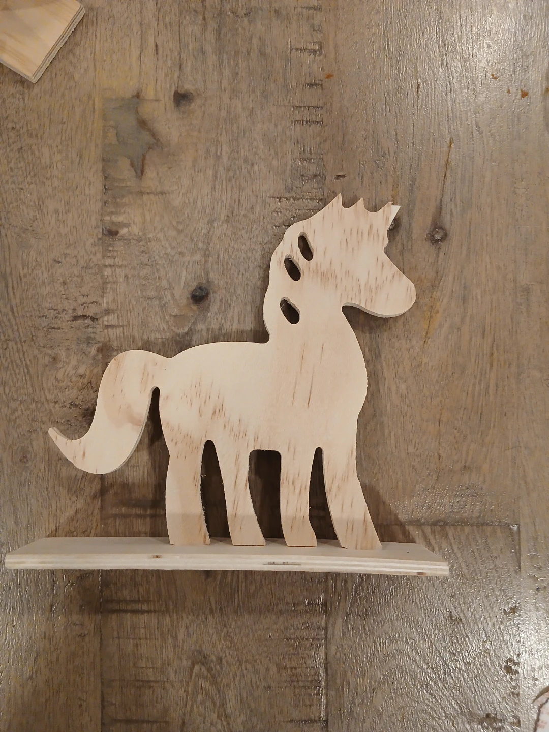 Wooden Animal Silhouettes (Dog, Unicorn, Horses) - photo 3