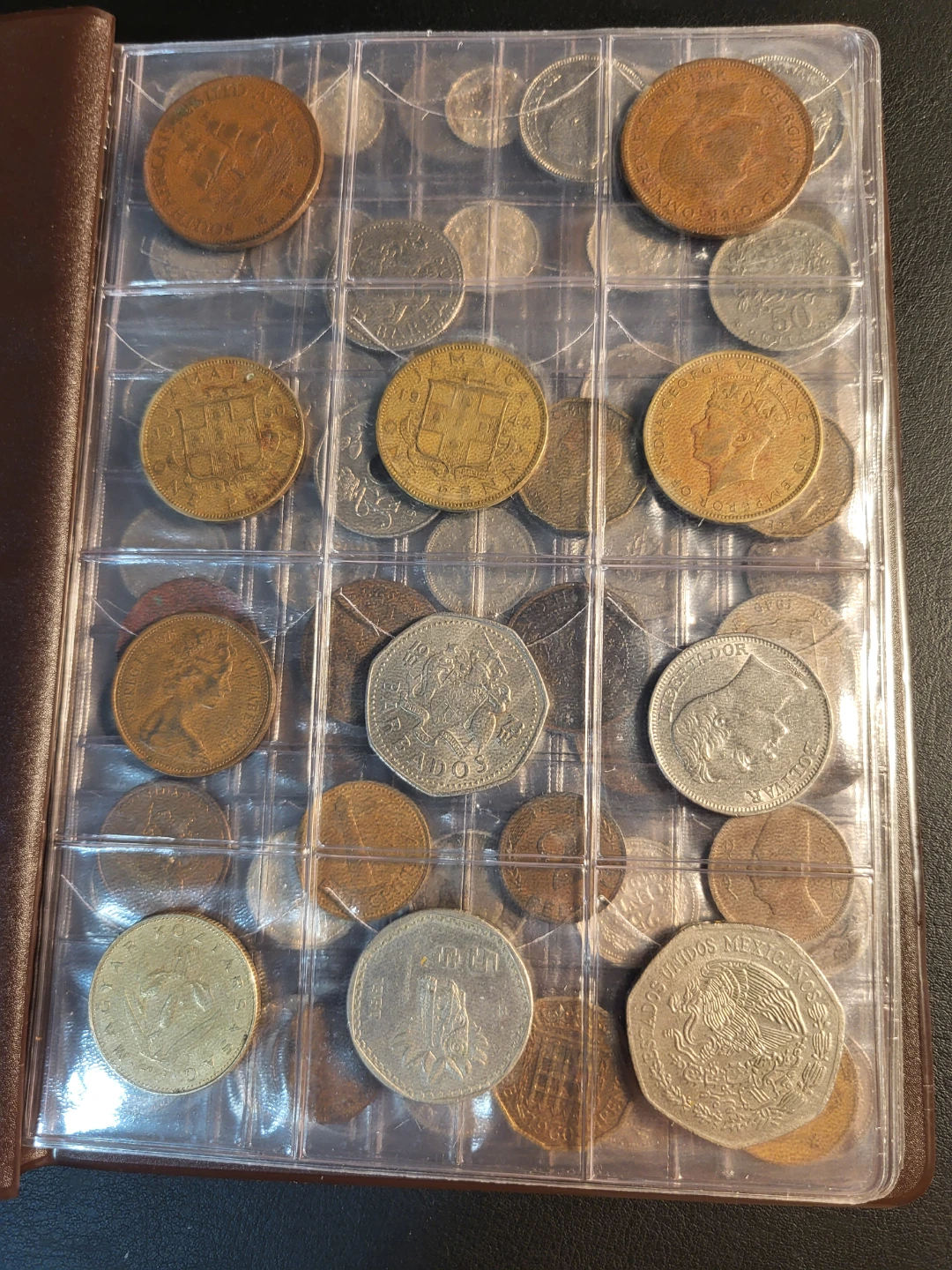 Coin Collection From Around The World Album
