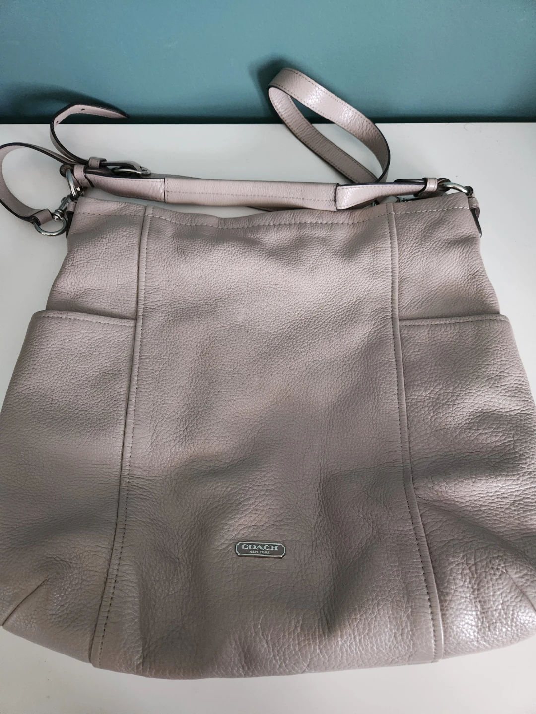 Coach Leather Hobo Bag