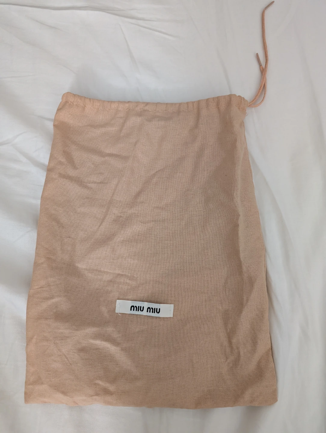 Miu Miu Designer Purse Wallet Protection Dust Bag for resellers