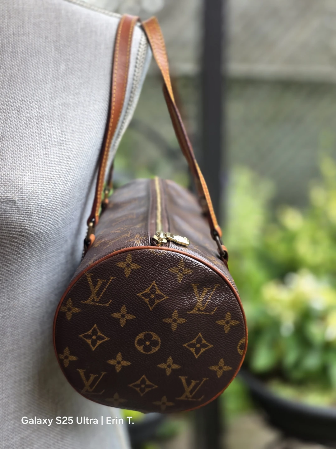 Papillon Monogram Canvas Barrel Bag - photo 2