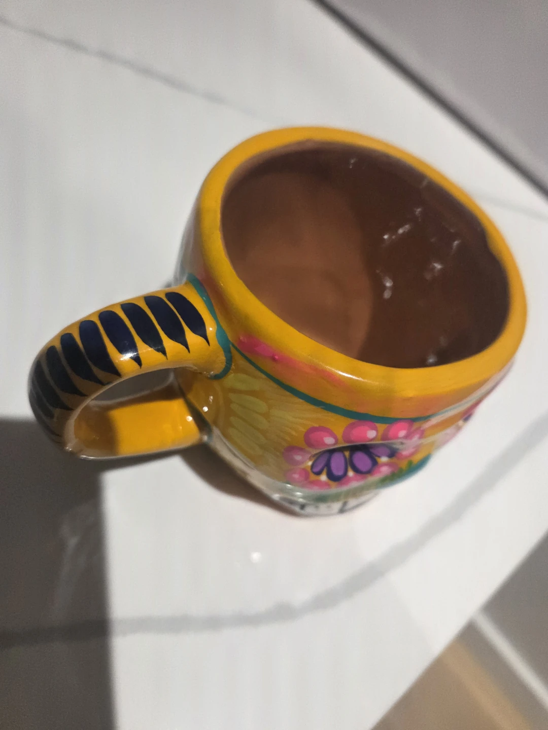 Hand-Painted Sugar Skull Mug - photo 3