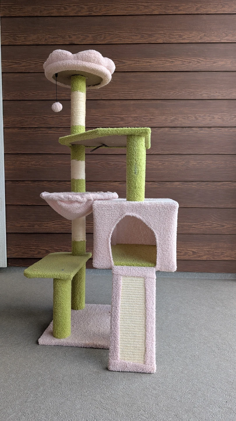 Modern Cat Tree with Condo, Hammock & Scratch Post - photo 4