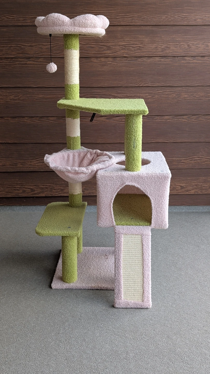 Modern Cat Tree with Condo, Hammock & Scratch Post - photo 5