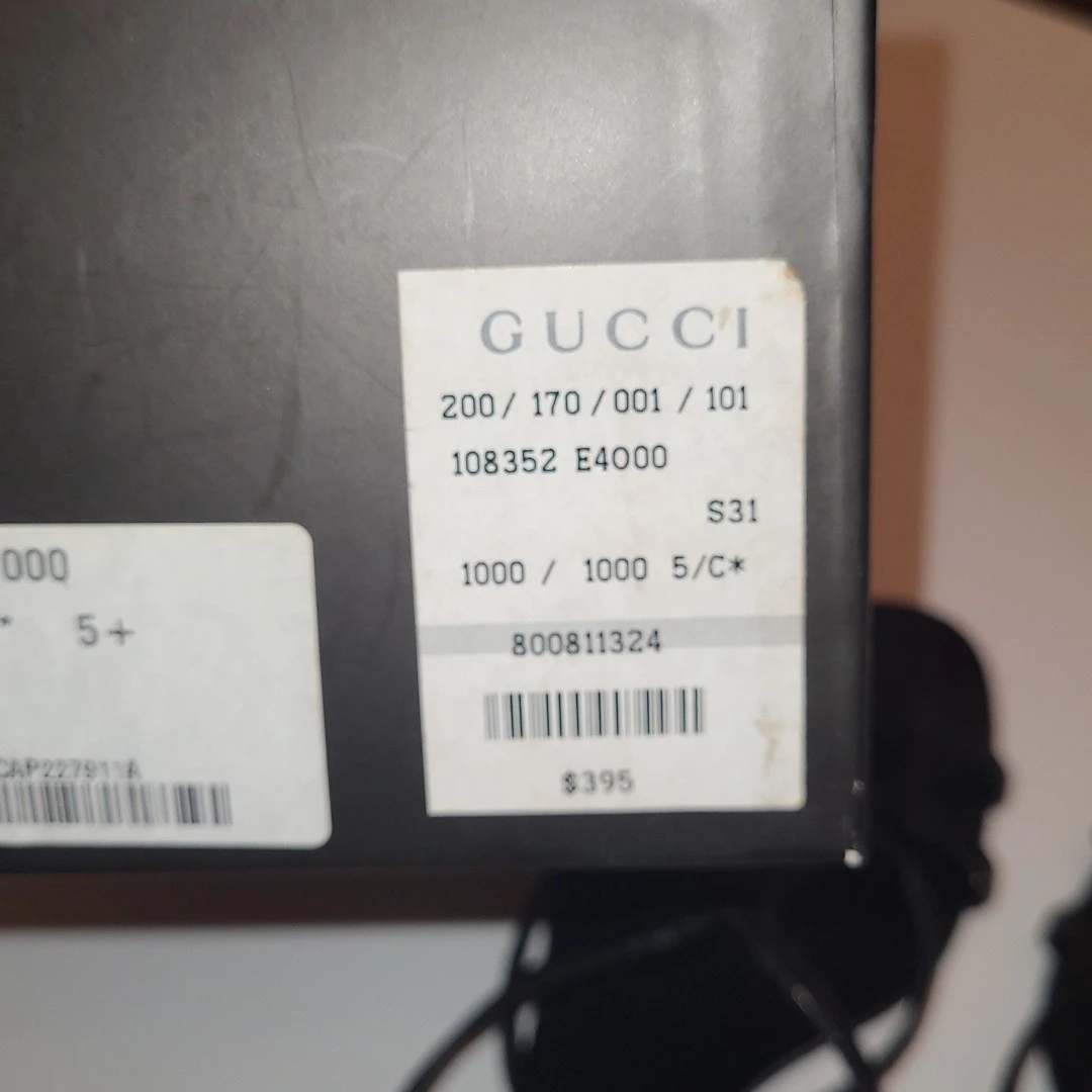 Black Gucci Sandals 5 1/2 $200 or bo - photo 3