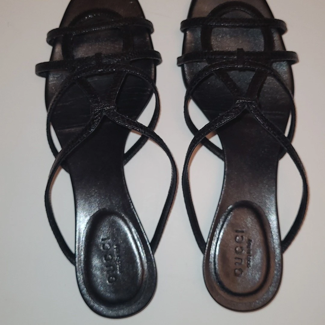 Black Gucci Sandals 5 1/2 $200 or bo - photo 4