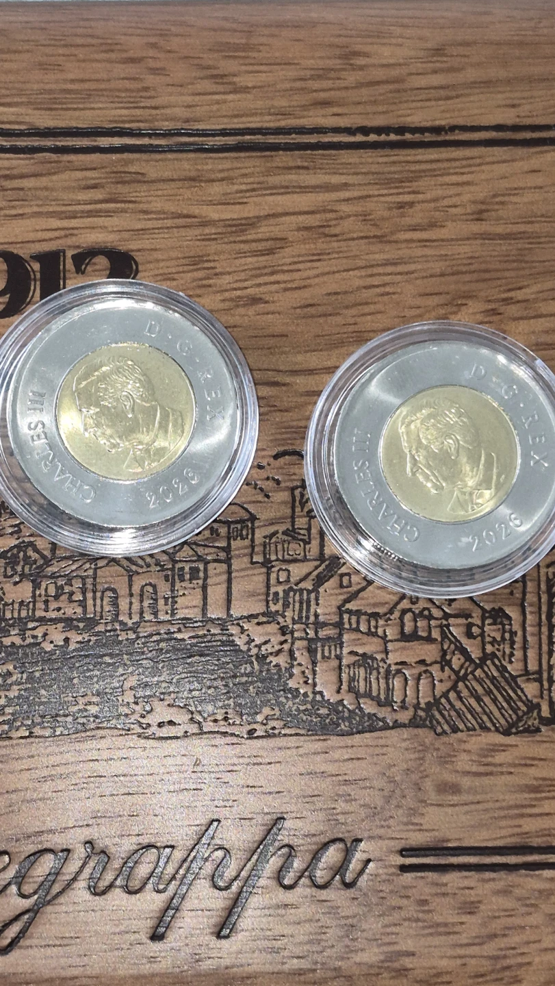 2020 Canada 50 Years CN Tower Toonie Coins - photo 2