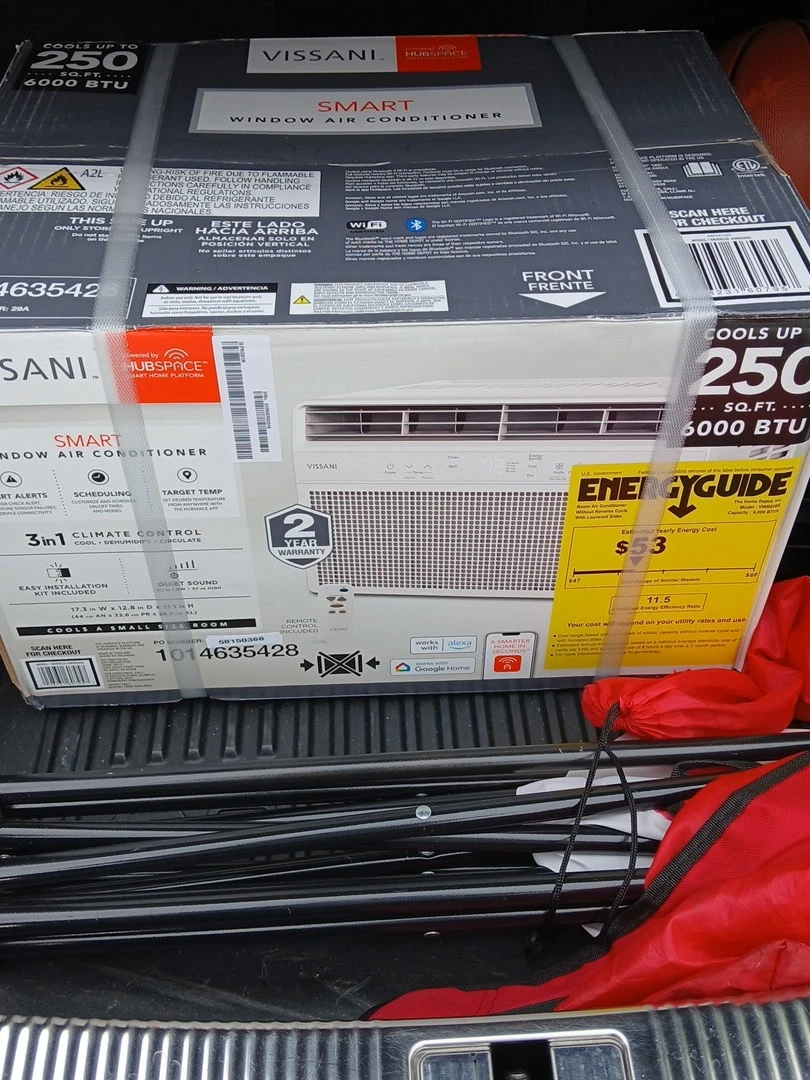 Vissani Smart Window Air Conditioner 6000 BTU