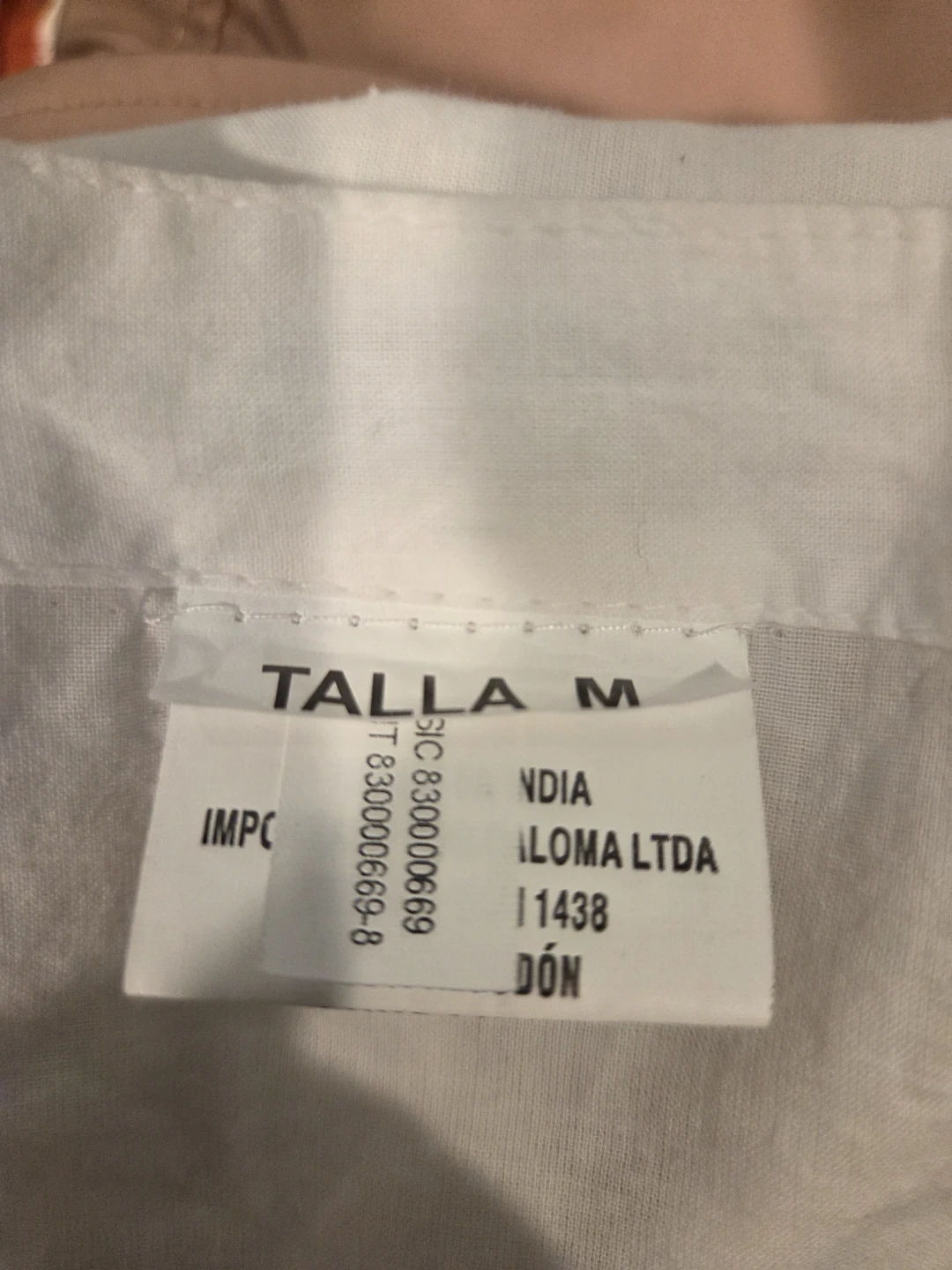 White Embroidered Tunic Dress Size Medium - photo 4
