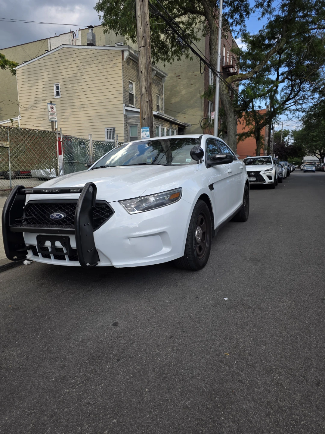 White 2015 Ford Sedan Police Interceptor - photo 2