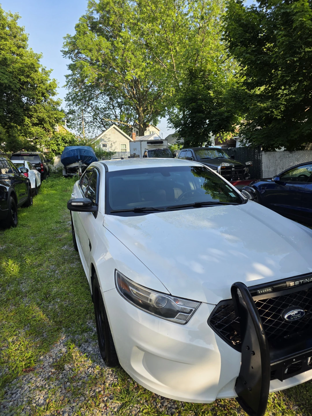 White 2015 Ford Sedan Police Interceptor - photo 3