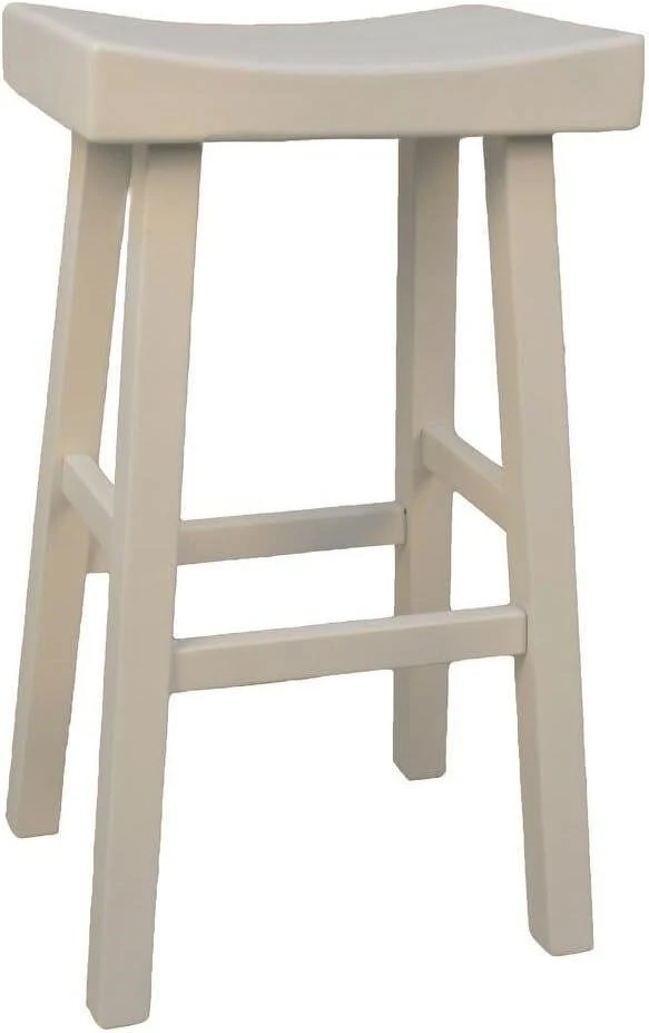 Cream Saddle Stool