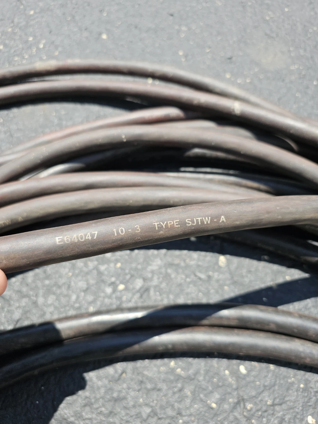 90ft 20A 250V SJTW-A Extension Cord L6-20P Plug - photo 2