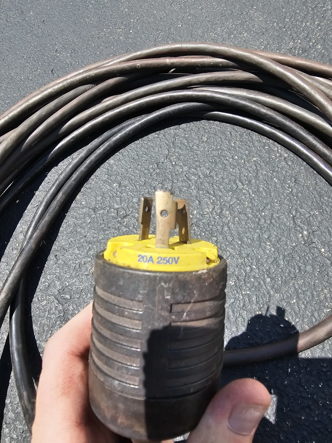 90ft 20A 250V SJTW-A Extension Cord L6-20P Plug - photo 3