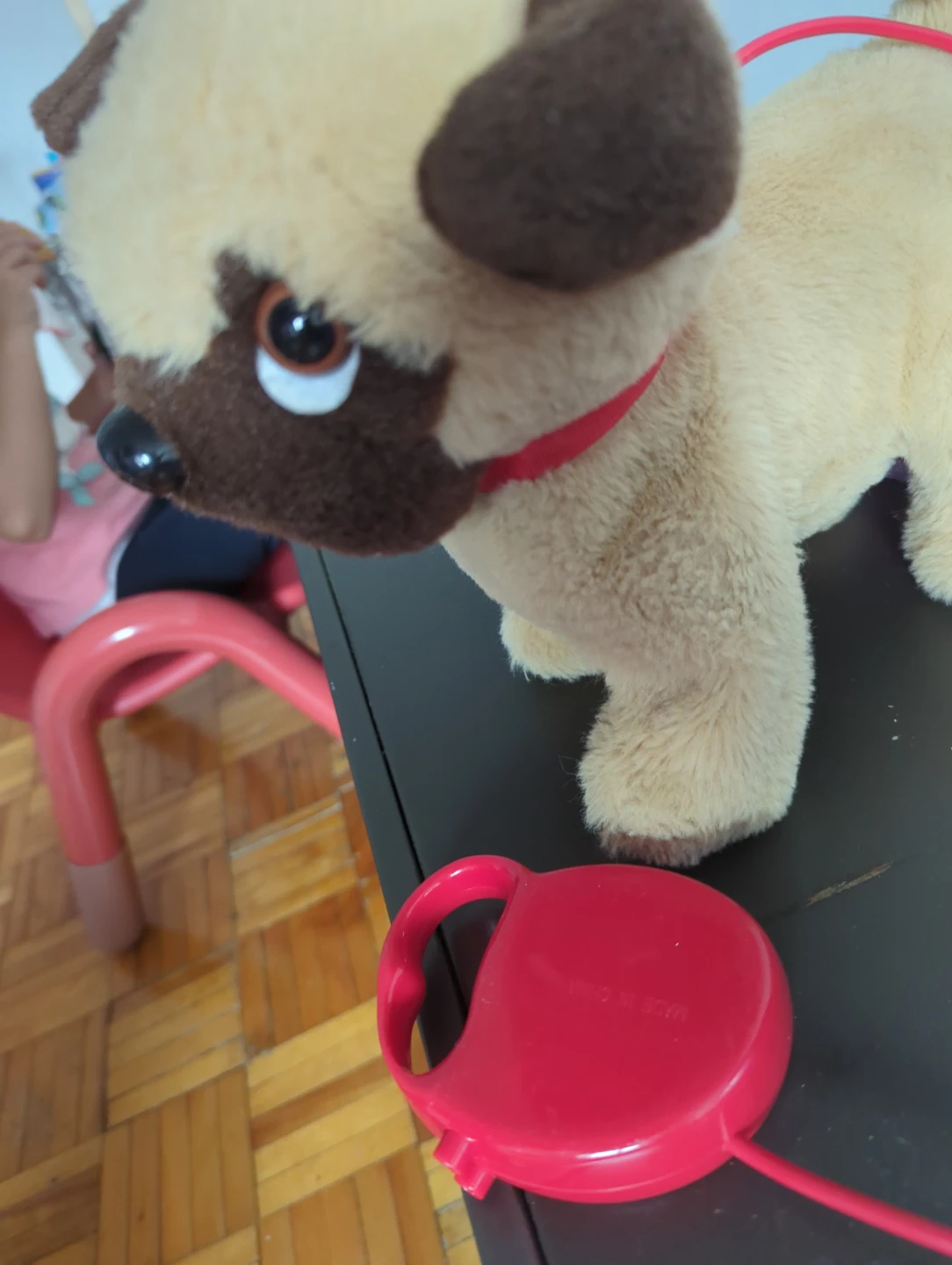 Plush Pug Toy with Leash - photo 3