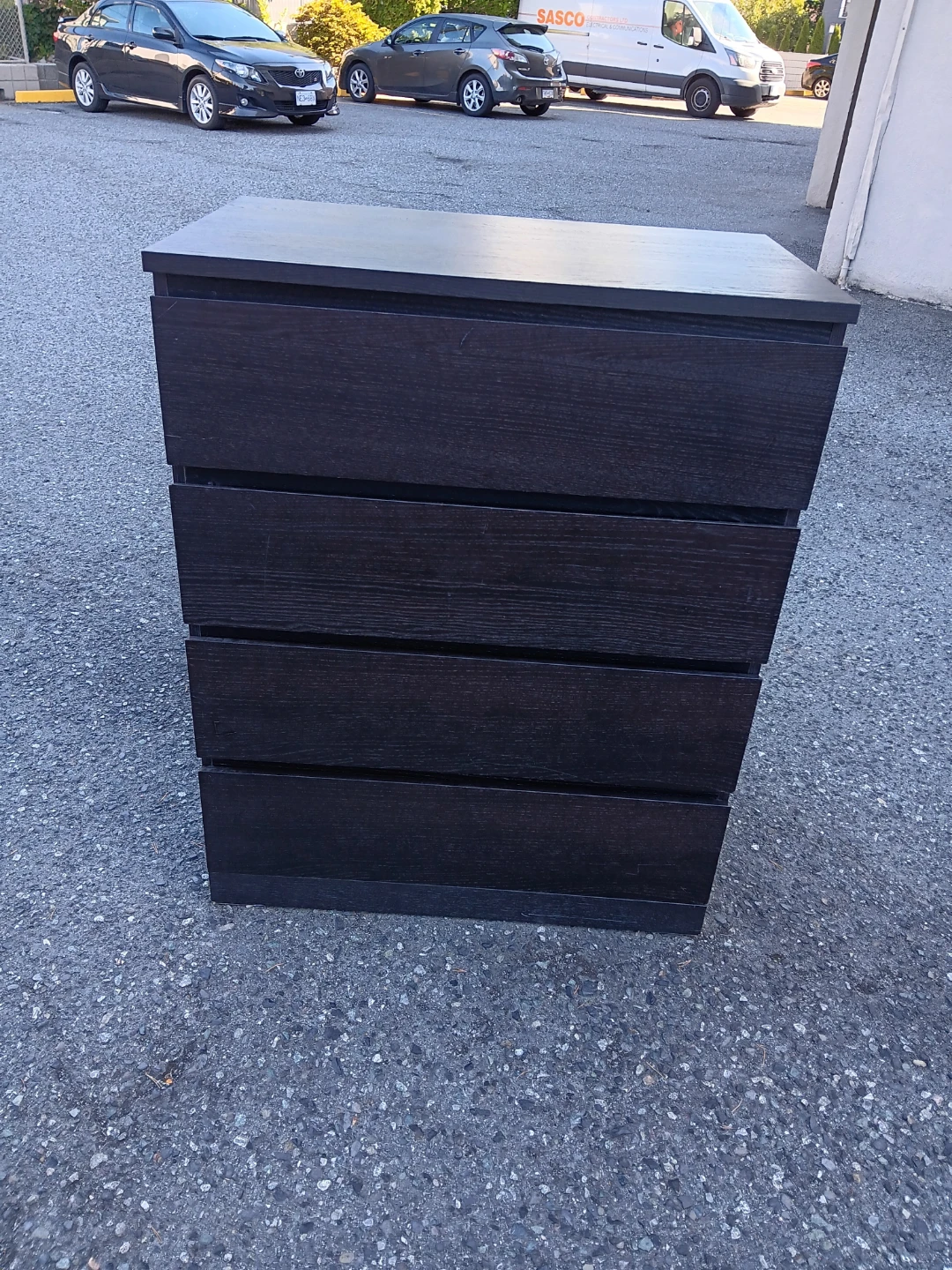 Black 4-Drawer Dresser - photo 4