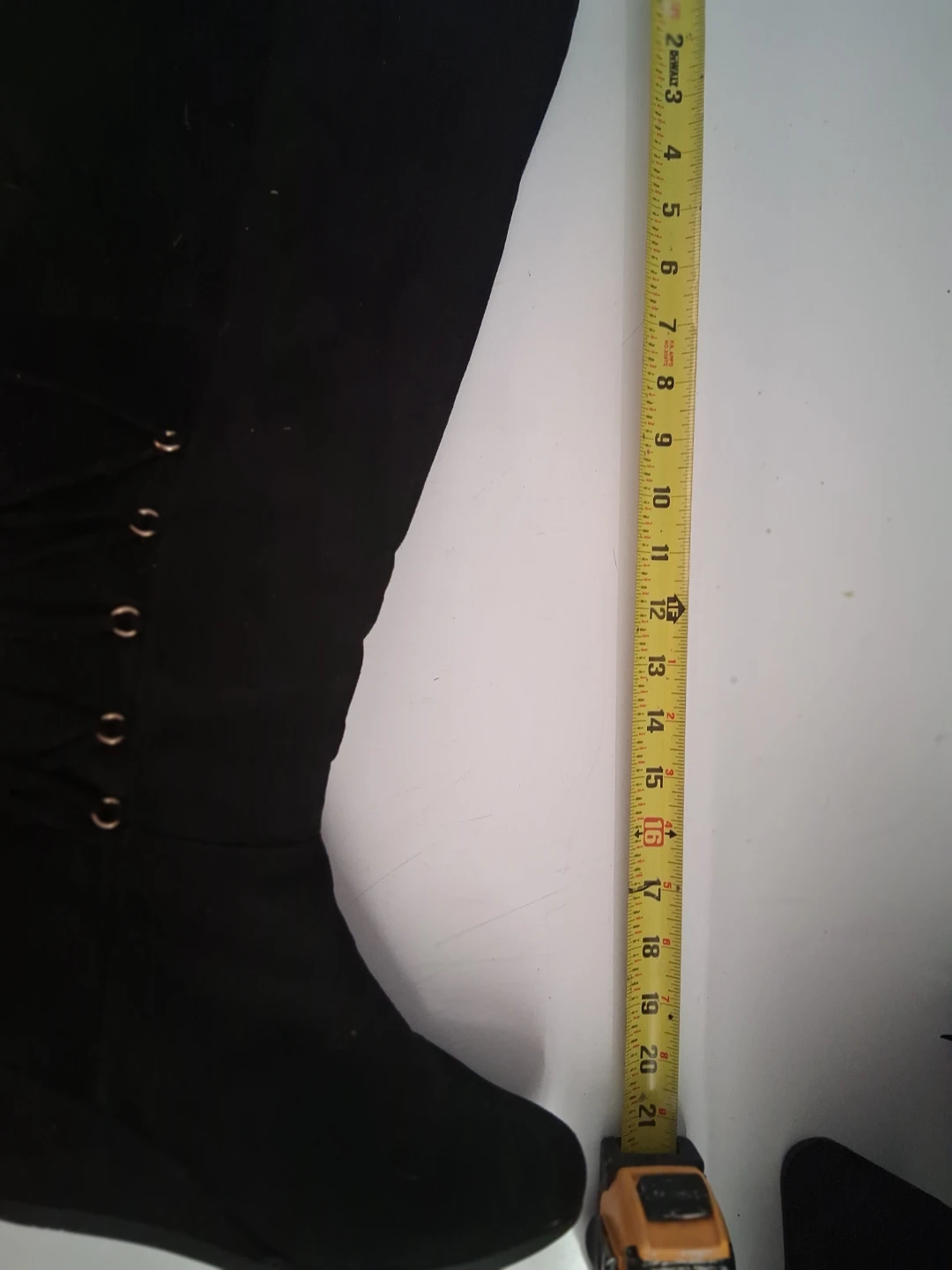 Black Suede Wedge Boots - photo 2
