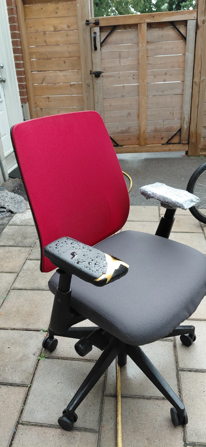 Office Chair - Red and Grey - photo 2