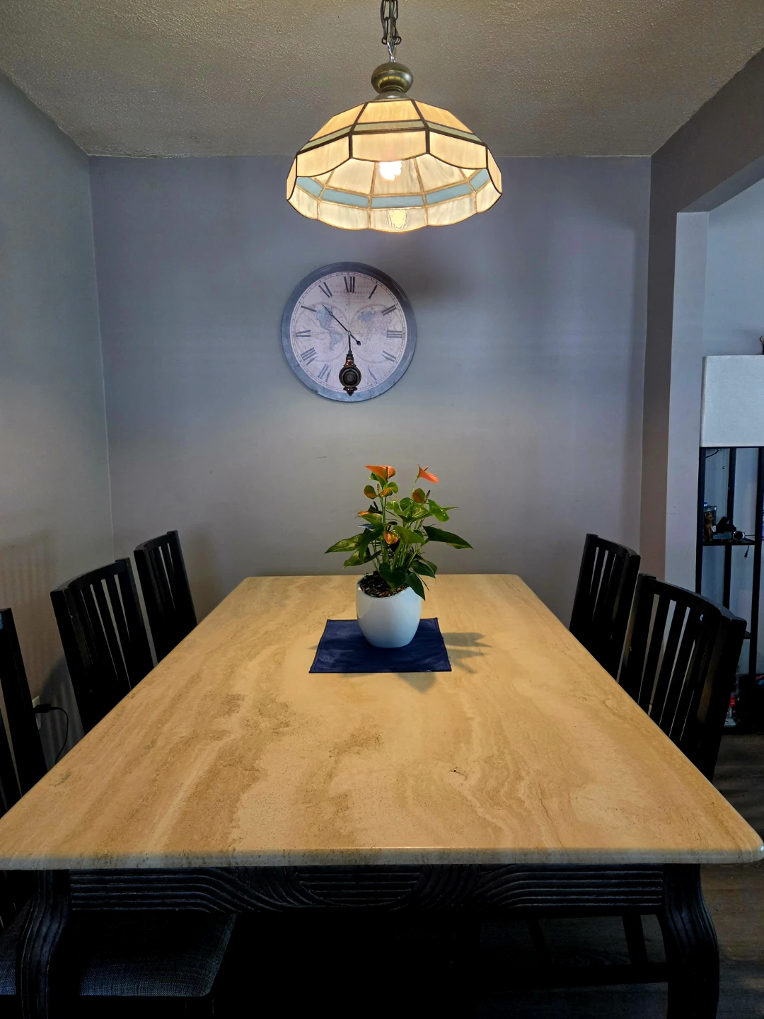 Travertine Dining Table