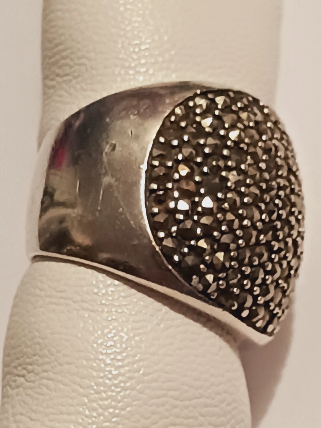 Stunning Sterling Silver 925 Marcasites Ring. 8. - photo 4