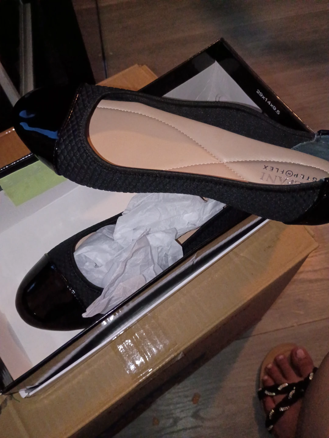 Alfani Women's Black Patent Ballet Flats