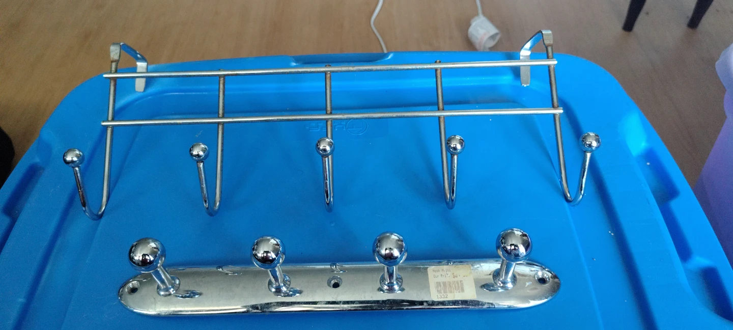 1 Over-the-Door Hook Rack used and Multi hook never used