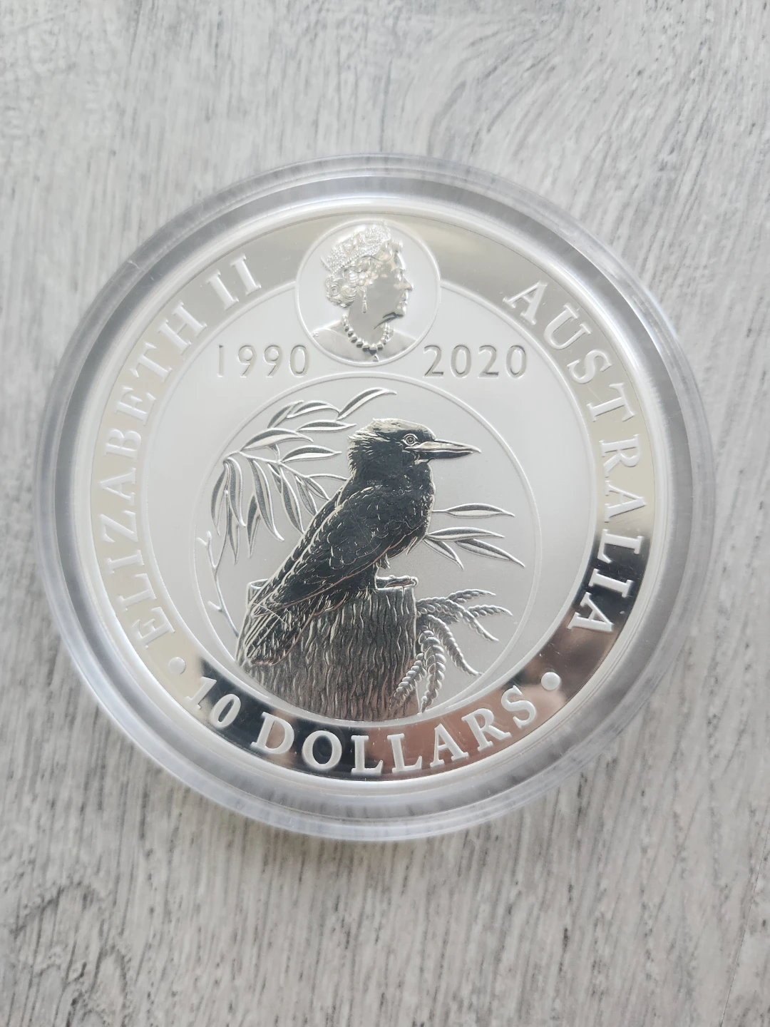 2020 Australian Kookaburra 10 OZ Silver Coin - photo 2