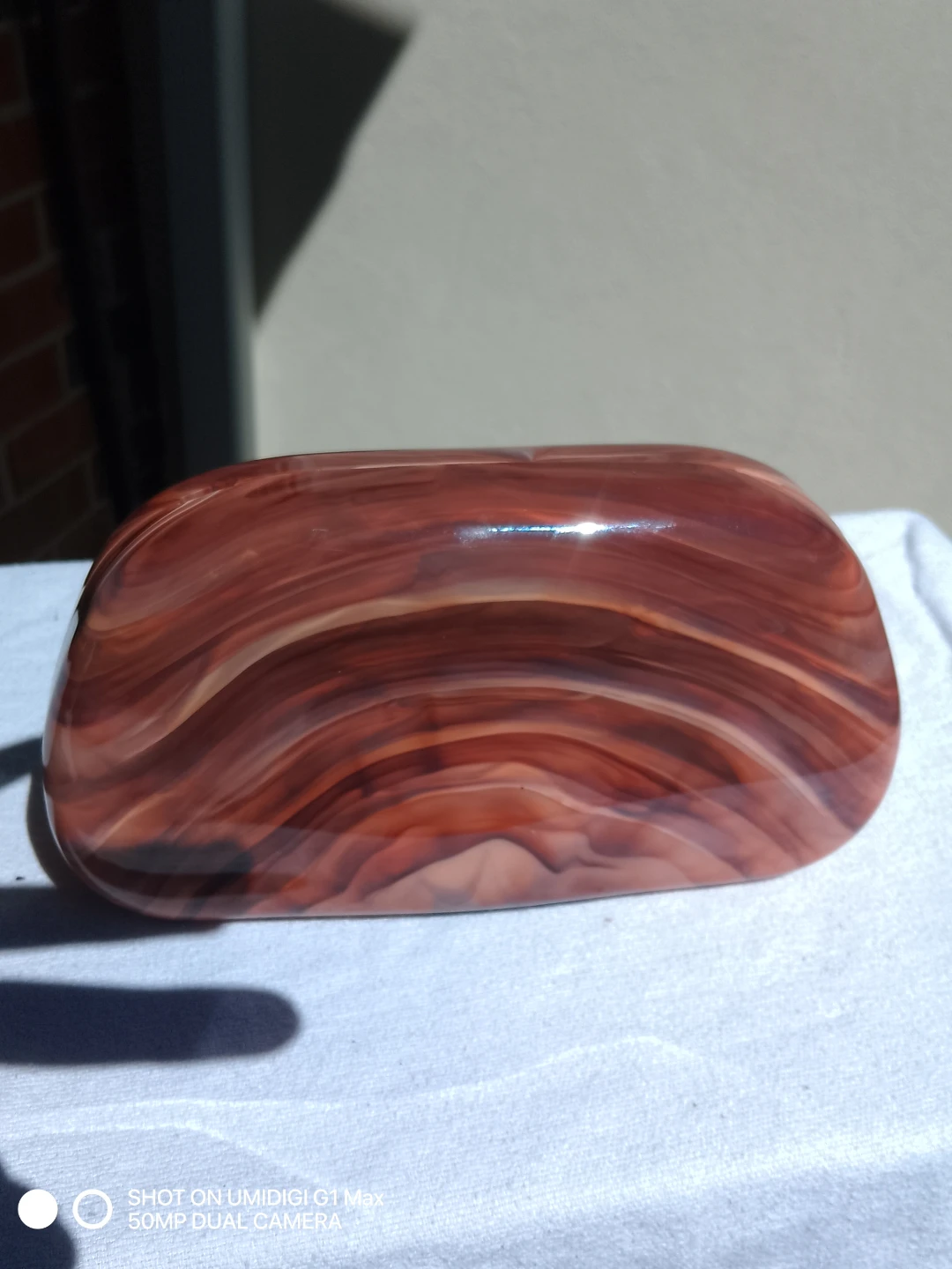 Resin Clutch Purse with Gold Handle - photo 2