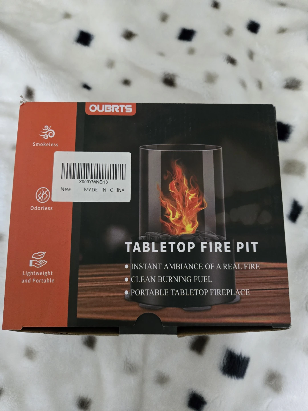 OUBRTS Tabletop Fire Pit