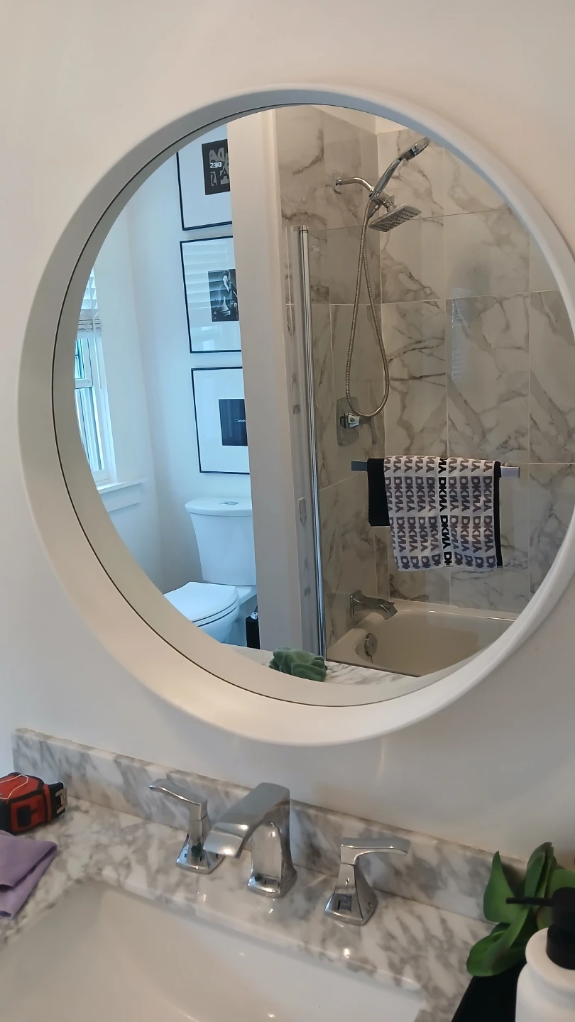 Round Bathroom Mirror - photo 2