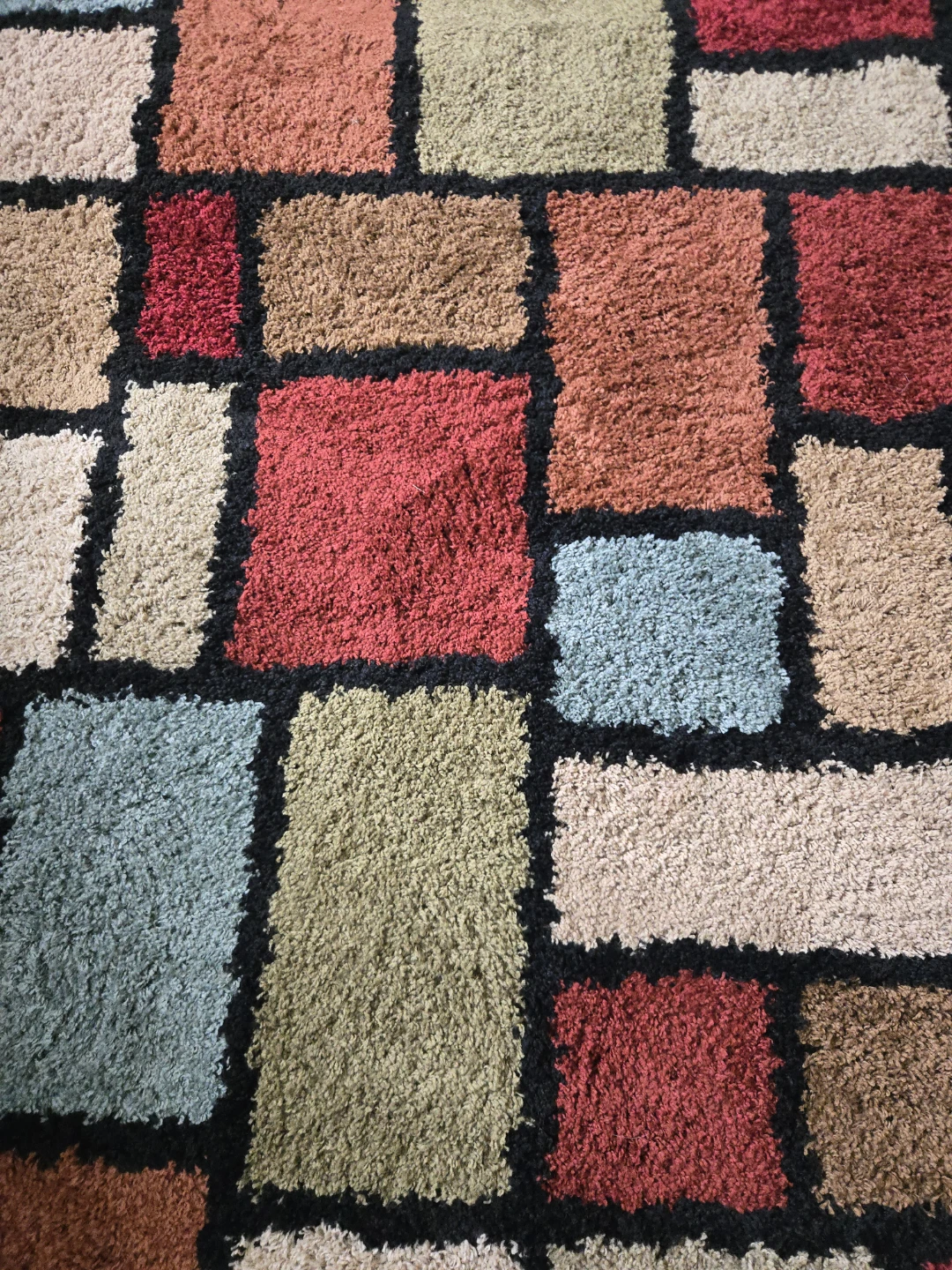 Colorful Shag Area Rug - photo 2