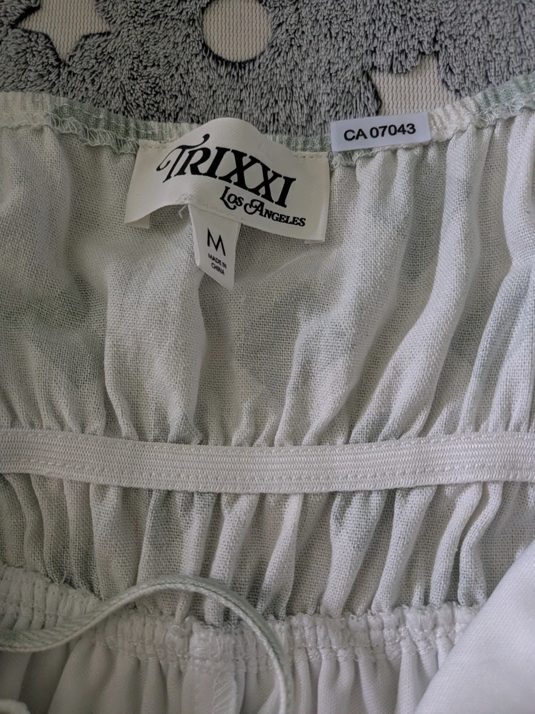 Trixxi Los Angeles Gingham Mini Dress CASH ONLY AS IS