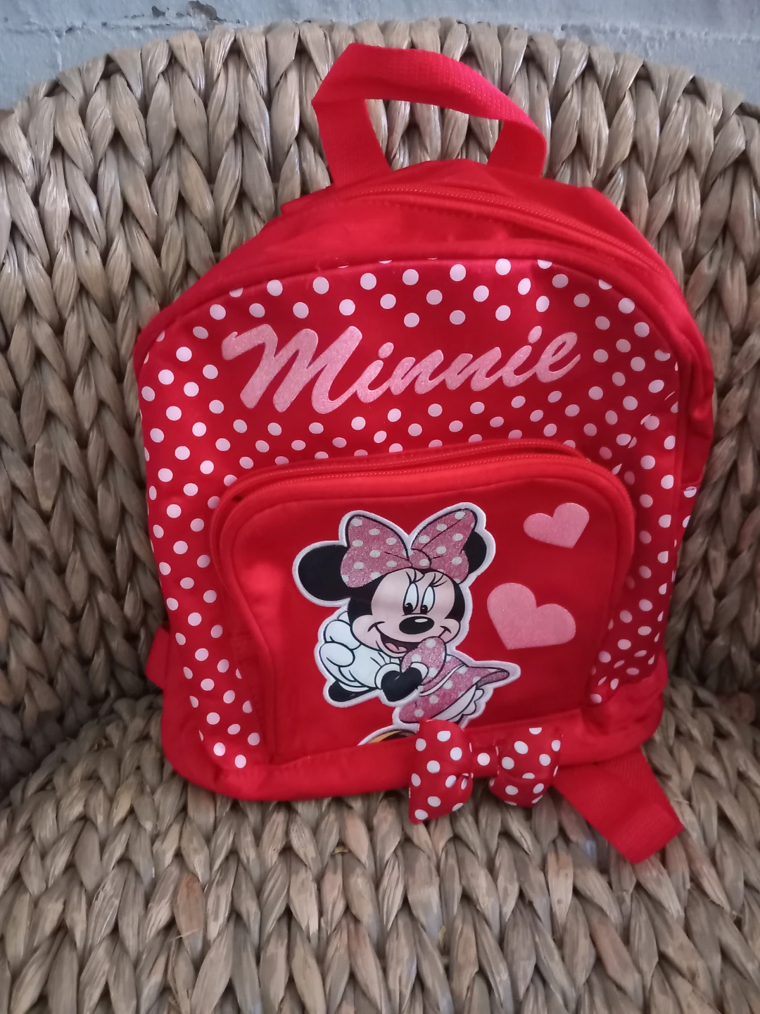 Minnie Mouse Red Polka Dot Backpack