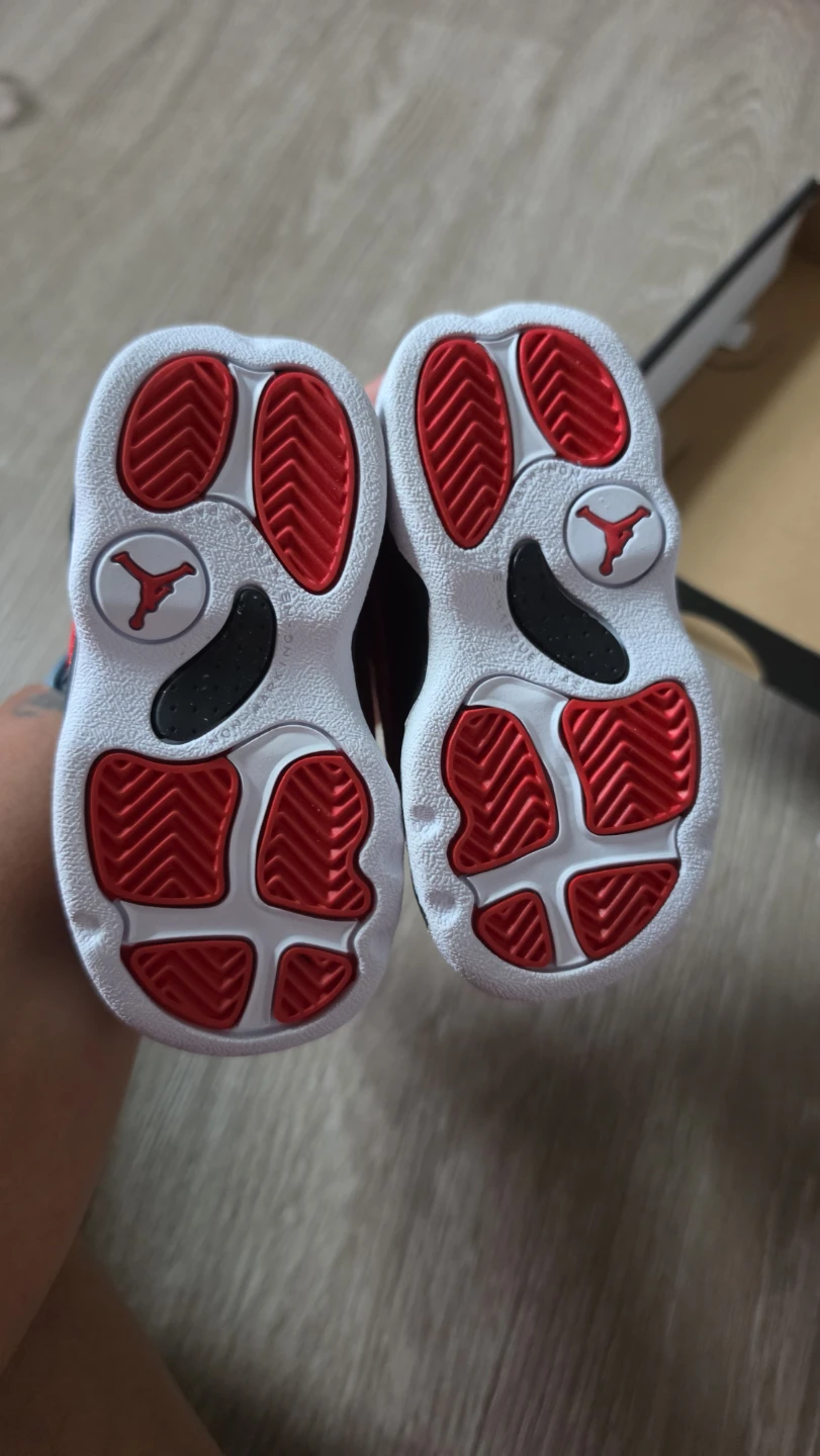 Jordan Pro Strong TD Toddler Shoes Black Red 5c - photo 3