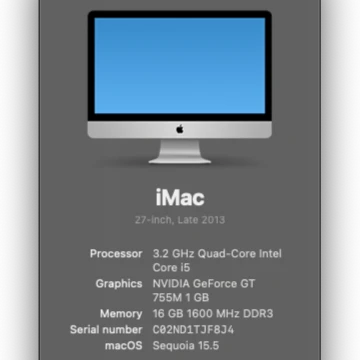 1tb ssd Apple iMac 27-inch Late 2013 - photo 2