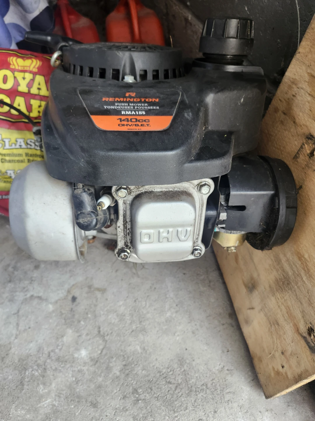 Remington RM4155 Push Mower Engine 140cc