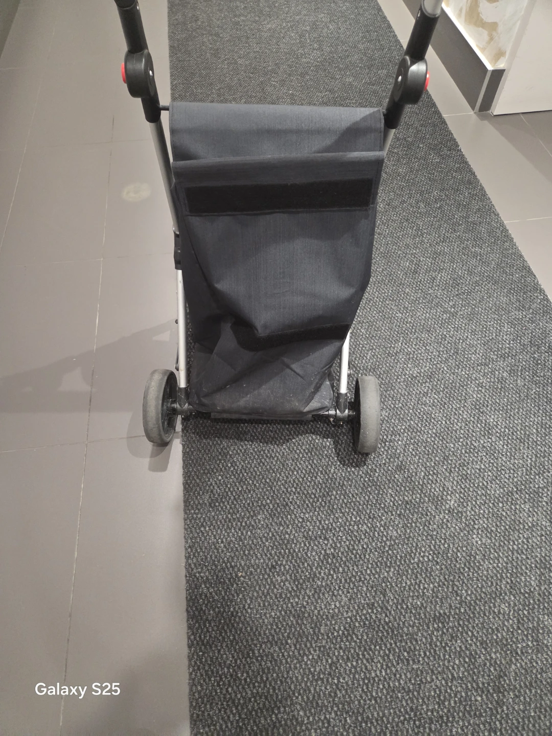 Black Shopping Trolley with Wheels - photo 5