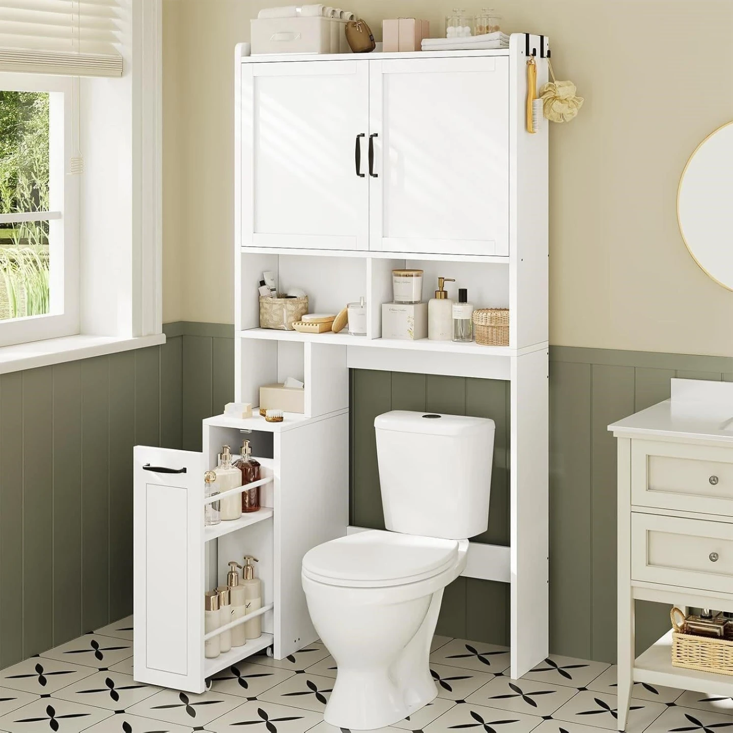 New over toilet storage cabinet